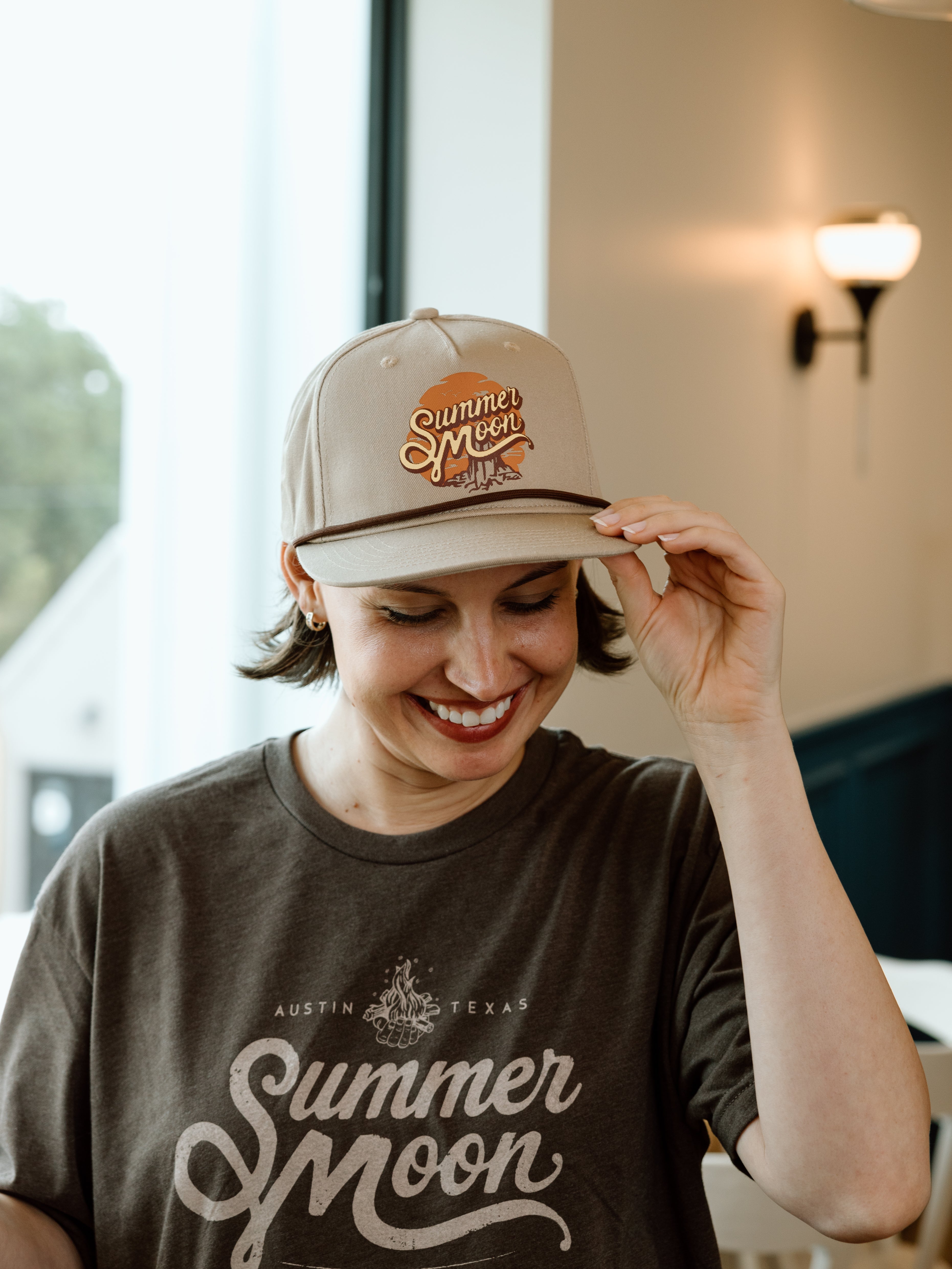 Sunset Horizon Grandpa Hat