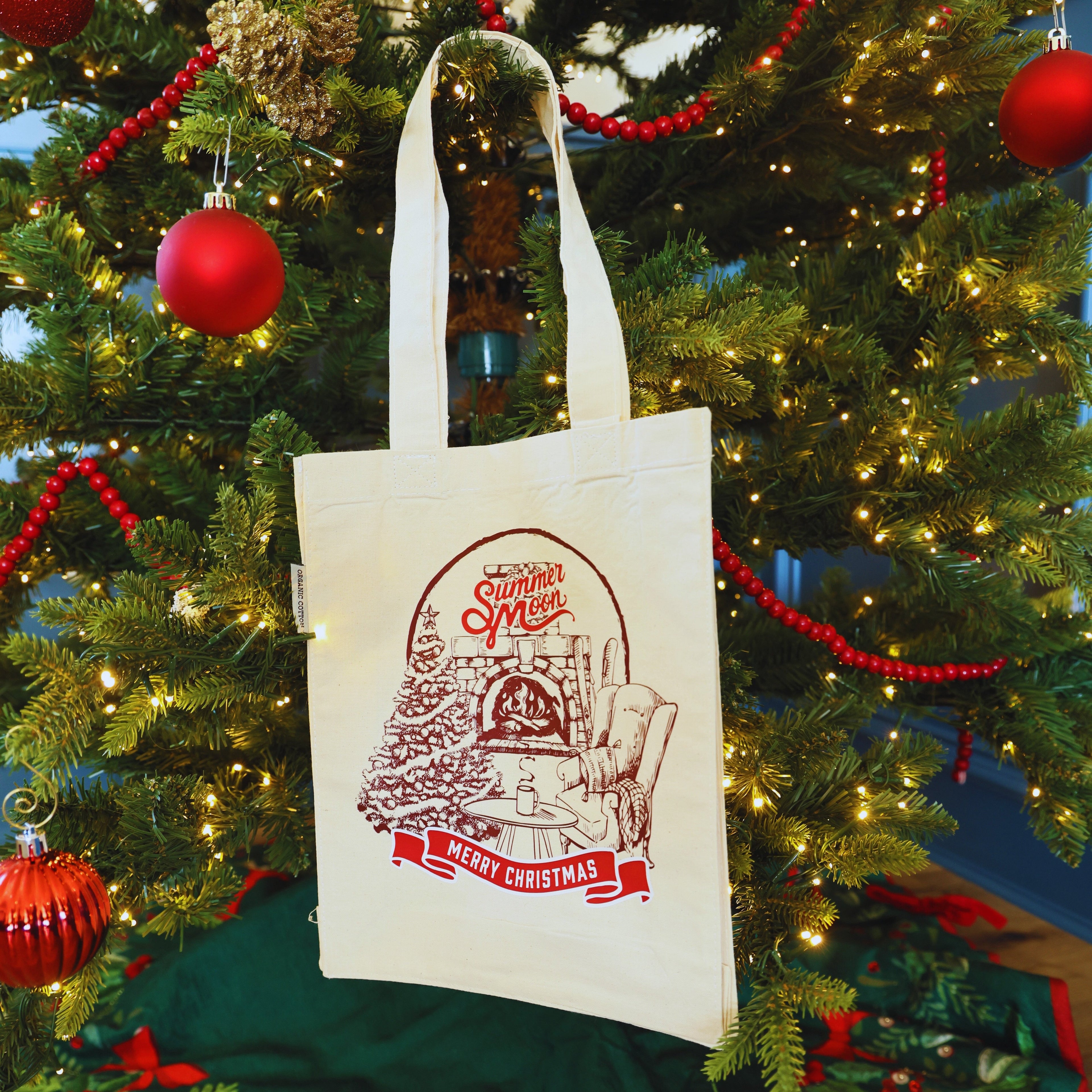 Christmas By The Fire Tote