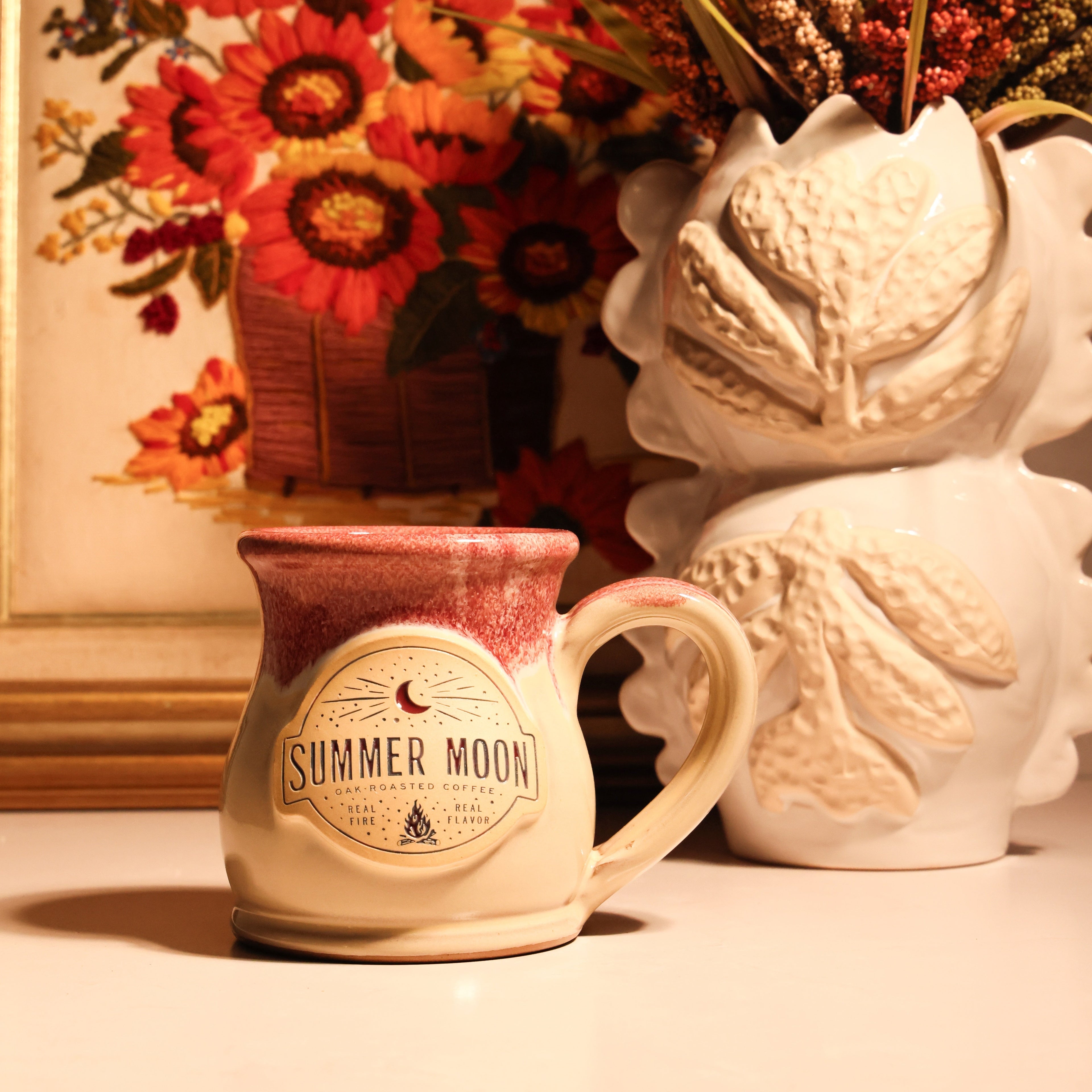 Butter with Cranberry White Midway Mug