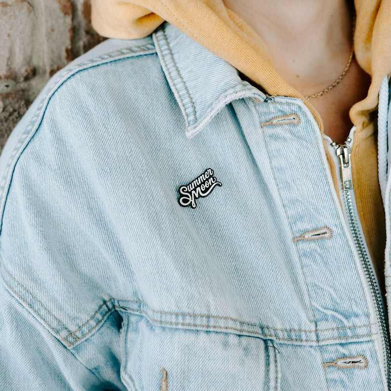 Script Logo Enamel Pin