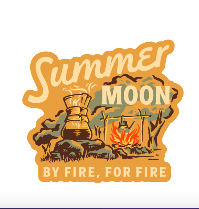 Campfire Coffee Sticker