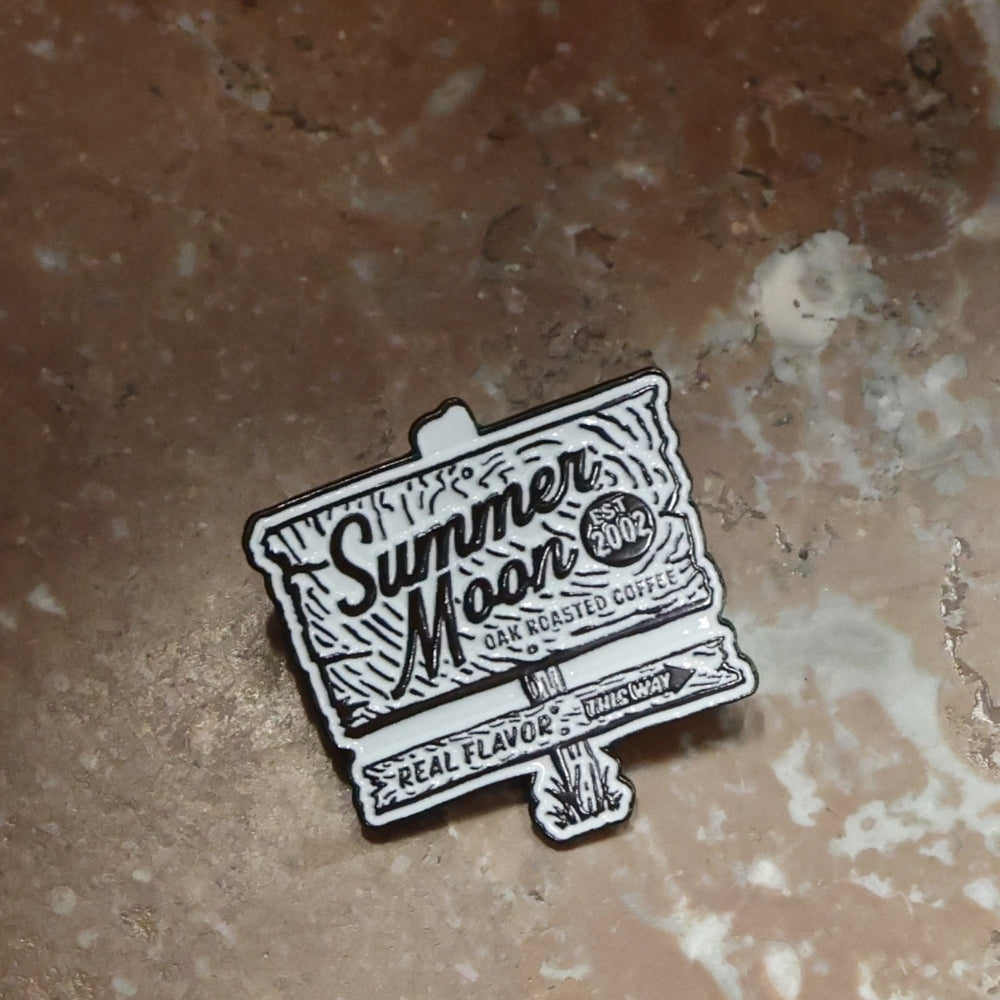 Camp Sign Enamel Pin