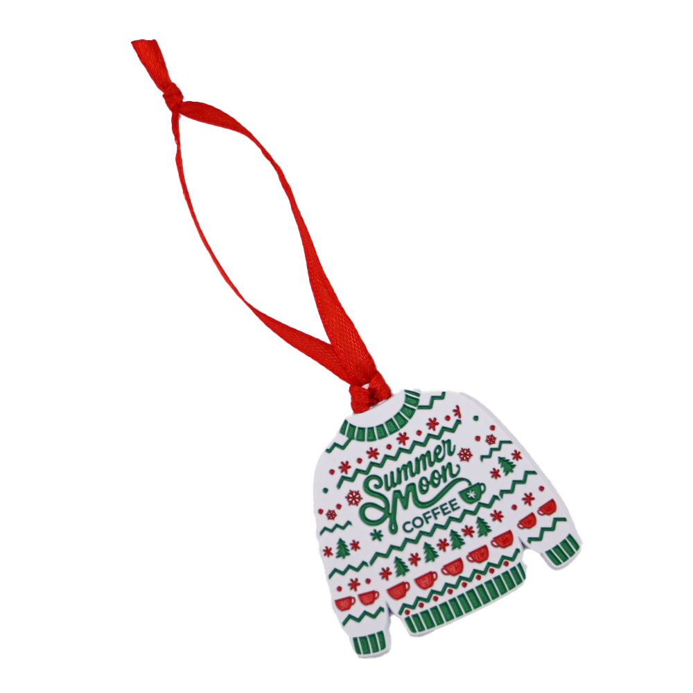 Summer Moon Christmas Sweater Ornament